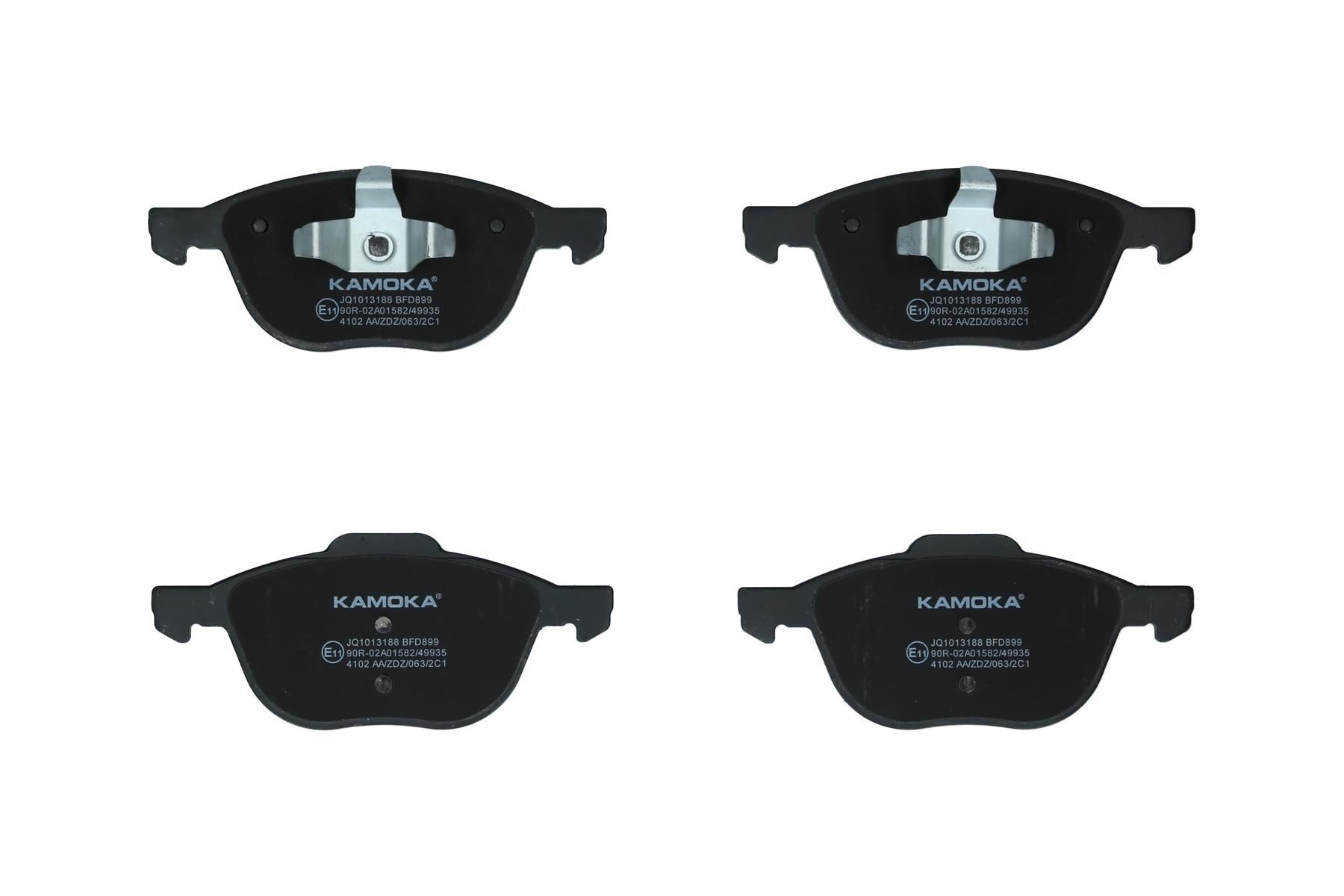 KAMOKA Brake pad set Article number: JQ1013188 cheaply