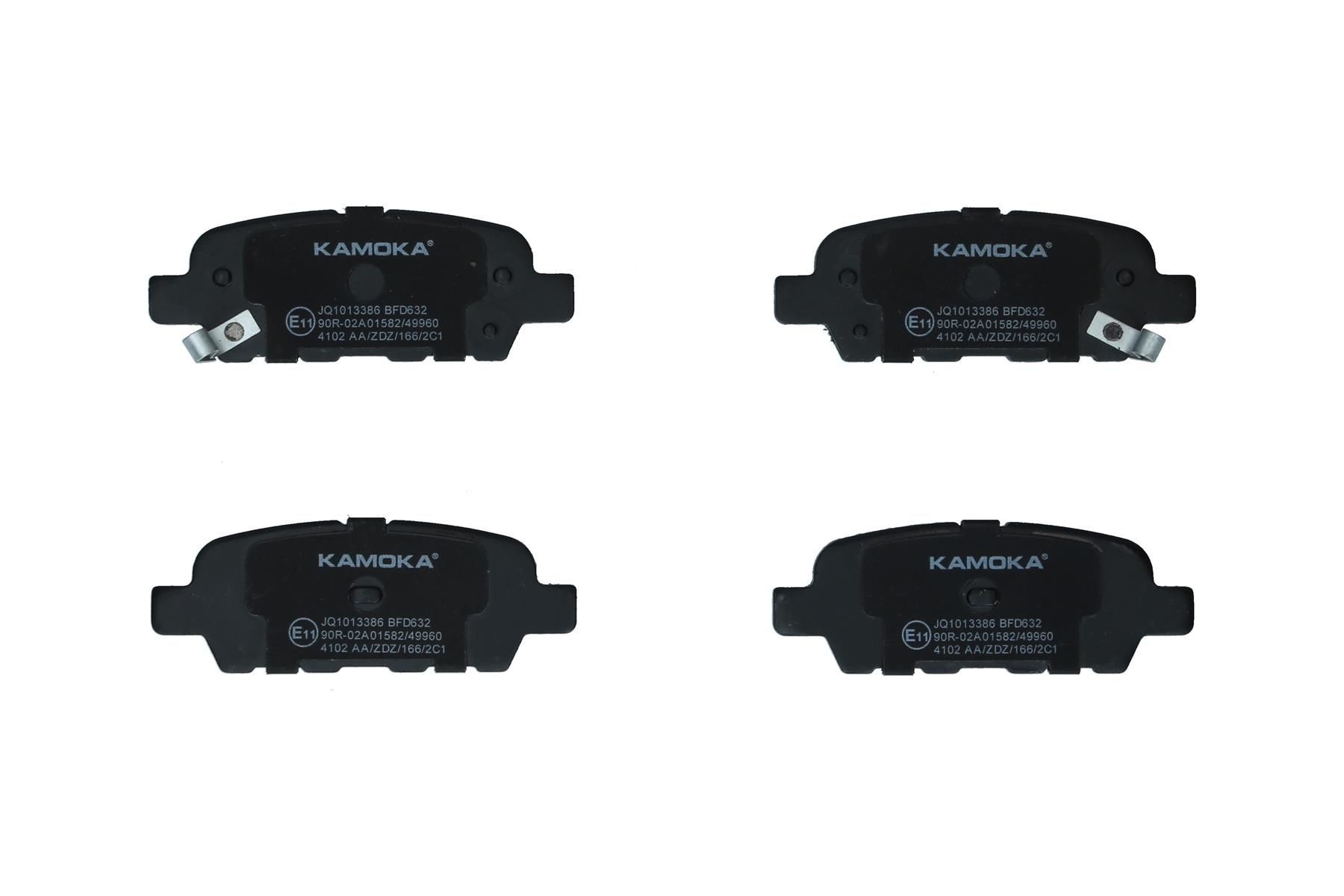 KAMOKA Brake pad set Article number: JQ1013386 cheaply