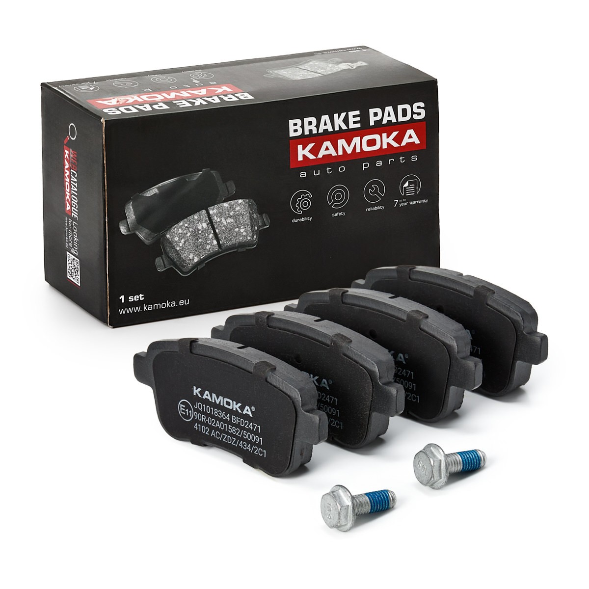 KAMOKA Brake pad set Article number: JQ1018364 cheaply