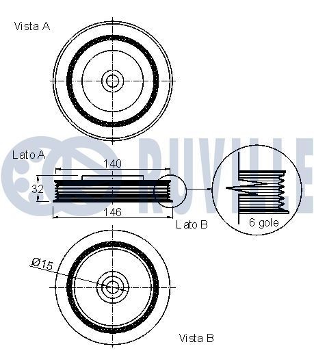 RUVILLE Timing Chain Article number: 3450042 cheaply