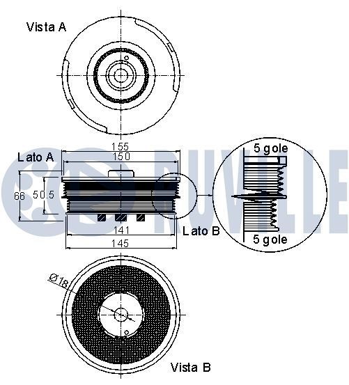 RUVILLE Timing Chain Article number: 3450056 cheaply