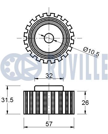 RUVILLE Timing Chain Article number: 3466014 cheaply