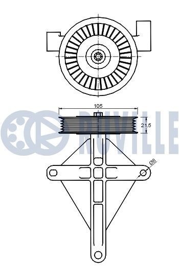 RUVILLE Tensioner Guide, timing chain Article number: 3484040 cheaply