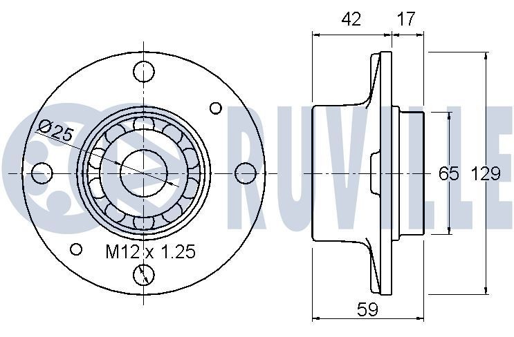 RUVILLE Repair Kit, reversing lever Article number: 965114 cheaply