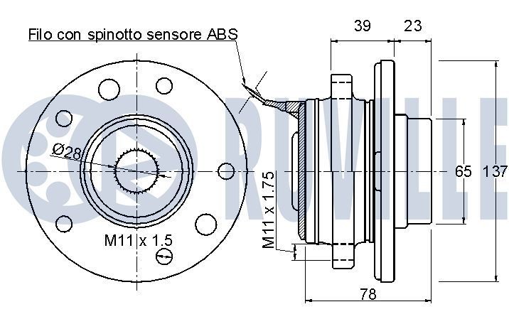 RUVILLE Axle bush Article number: 985225 cheaply