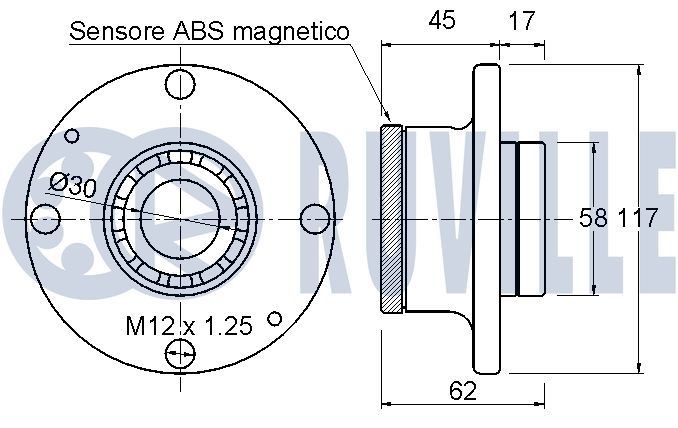 RUVILLE Axle bush Article number: 985440 cheaply