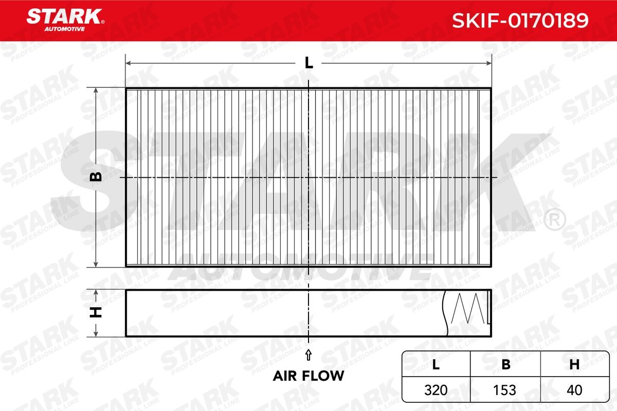 STARK Pollenfilter Varenummer: SKIF-0170189 billige