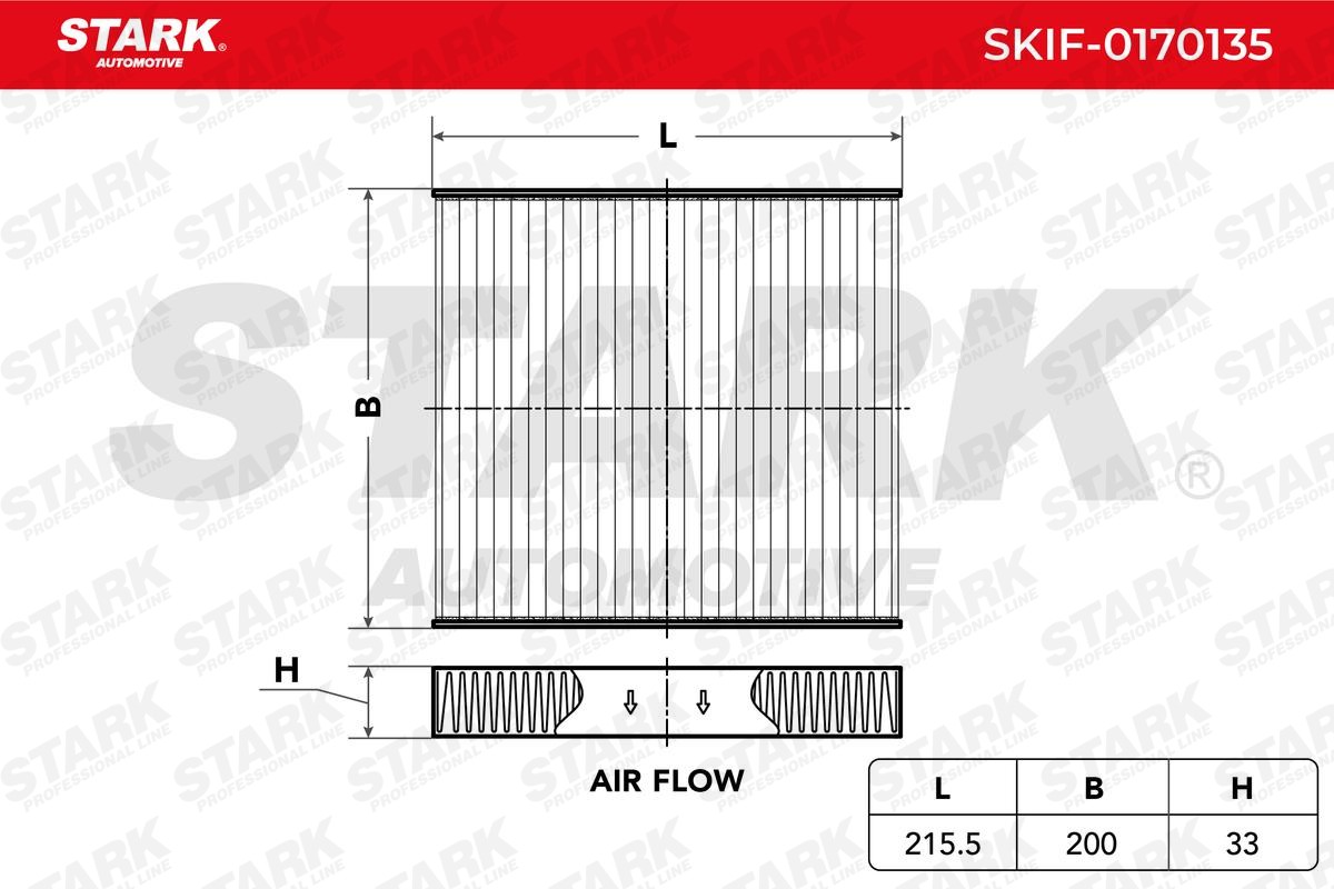 STARK Filter, salongiõhk Artikli number: SKIF-0170135 soodsalt
