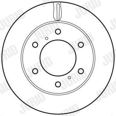 JURID Brake disc Article number: 562695JC cheaply