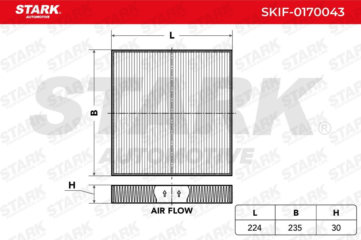 STARK Pollen filter Article number: SKIF-0170043 cheaply