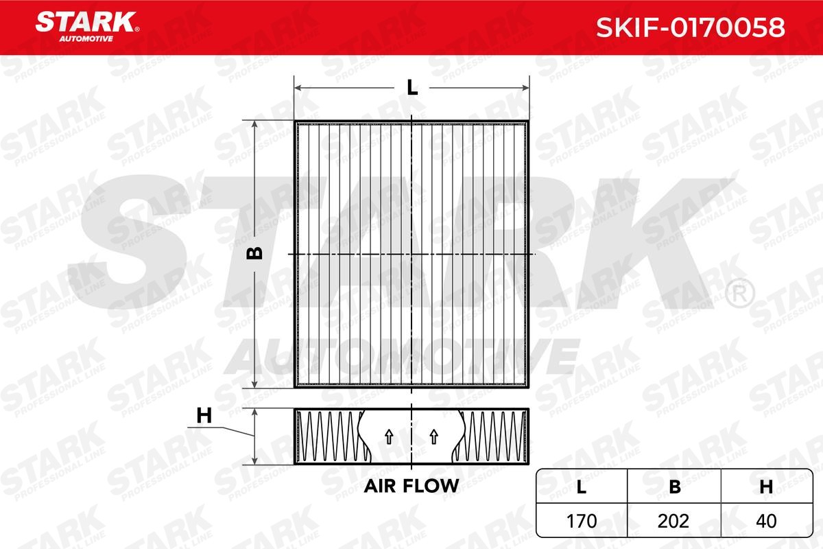 STARK Pollen filter Article number: SKIF-0170058 cheaply