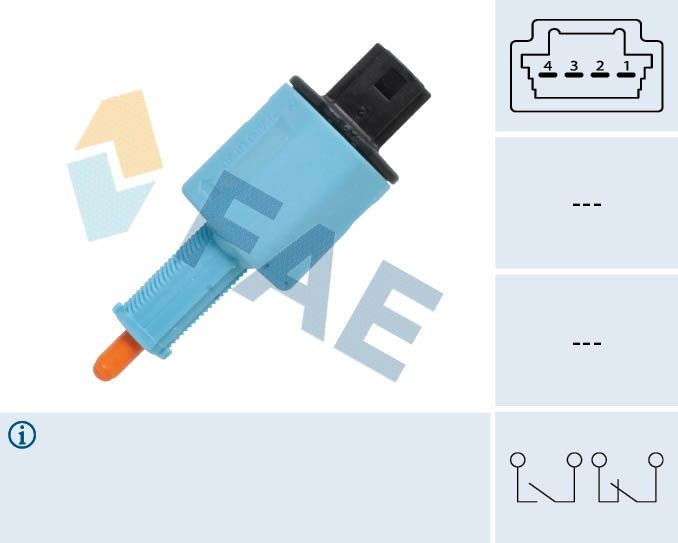 FAE Brake Light Switch Article number: 24888 cheaply