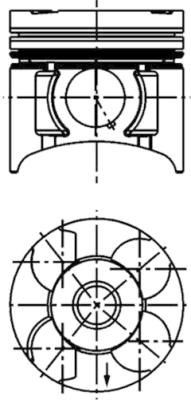 KOLBENSCHMIDT Piston Article number: 40392620 cheaply