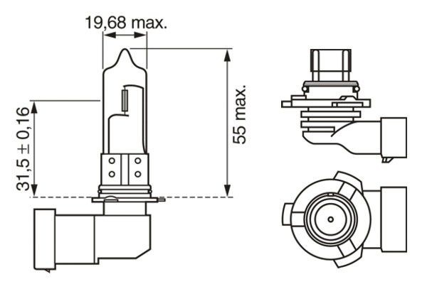 BOSCH Bulb, spotlight Article number: 1 987 302 807 cheaply