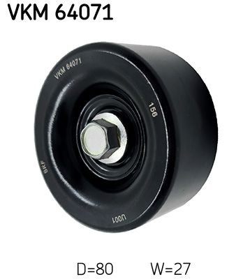 SKF Deflection / Guide Pulley, v-ribbed belt Article number: VKM 64071 cheaply