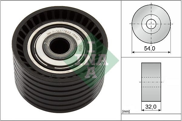 INA Timing belt deflection pulley Article number: 532 0774 10 cheaply