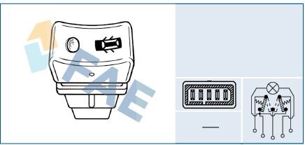 FAE Switch, door lock system Article number: 61250 cheaply
