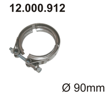 EBERSPÄCHER Exhaust clamp Article number: 12.000.912 cheaply