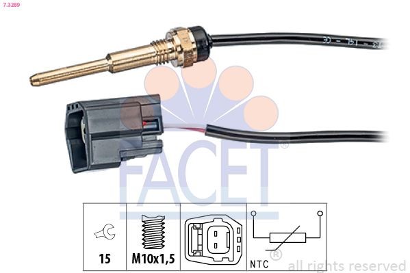 FACET Sensor, coolant temperature Article number: 7.3289 cheaply