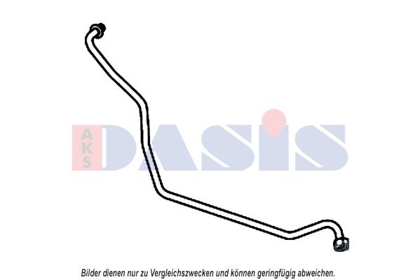 AKS DASIS High Pressure Line, air conditioning Article number: 885807N cheaply