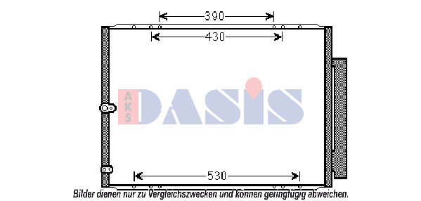 AKS DASIS High Pressure Line, air conditioning Article number: 885810N cheaply