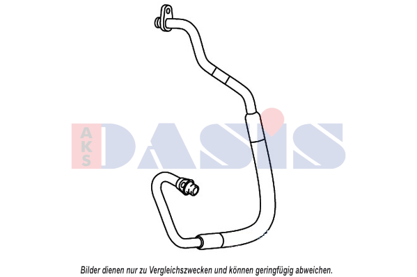 AKS DASIS High Pressure Line, air conditioning Article number: 885897N cheaply