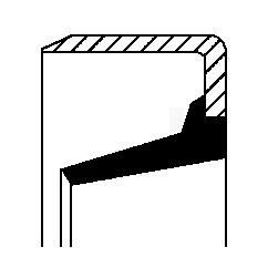 CORTECO Seal, drive shaft Article number: 49355275 cheaply