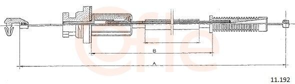 COFLE Gaskabel Varenummer: 11.192 billige
