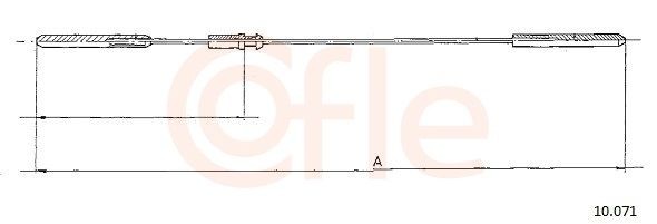 COFLE Gaskabel Varenummer: 10.071 billige
