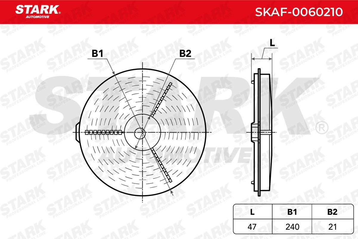 STARK Luftfilter Varenummer: SKAF-0060210 billige