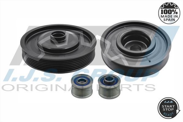 IJS GROUP Belt Pulley Set, crankshaft Article number: 17-1031KIT cheaply