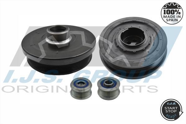 IJS GROUP Belt Pulley Set, crankshaft Article number: 17-1105KIT cheaply