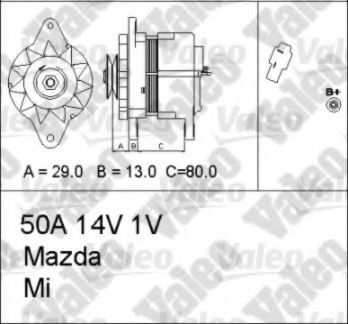 VALEO Alternator Article number: 436549 cheaply