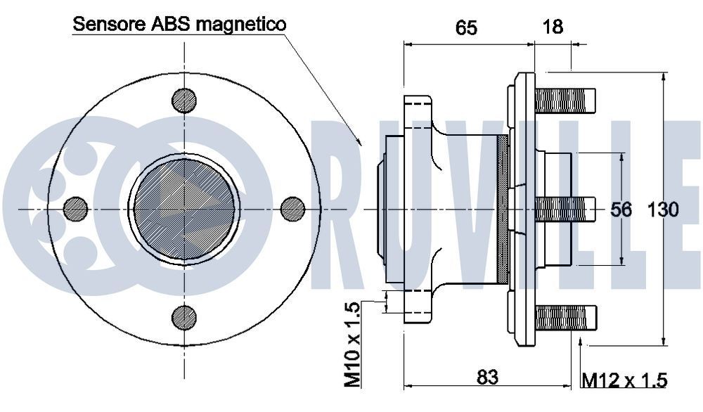 RUVILLE Anti roll bar Article number: 918208 cheaply