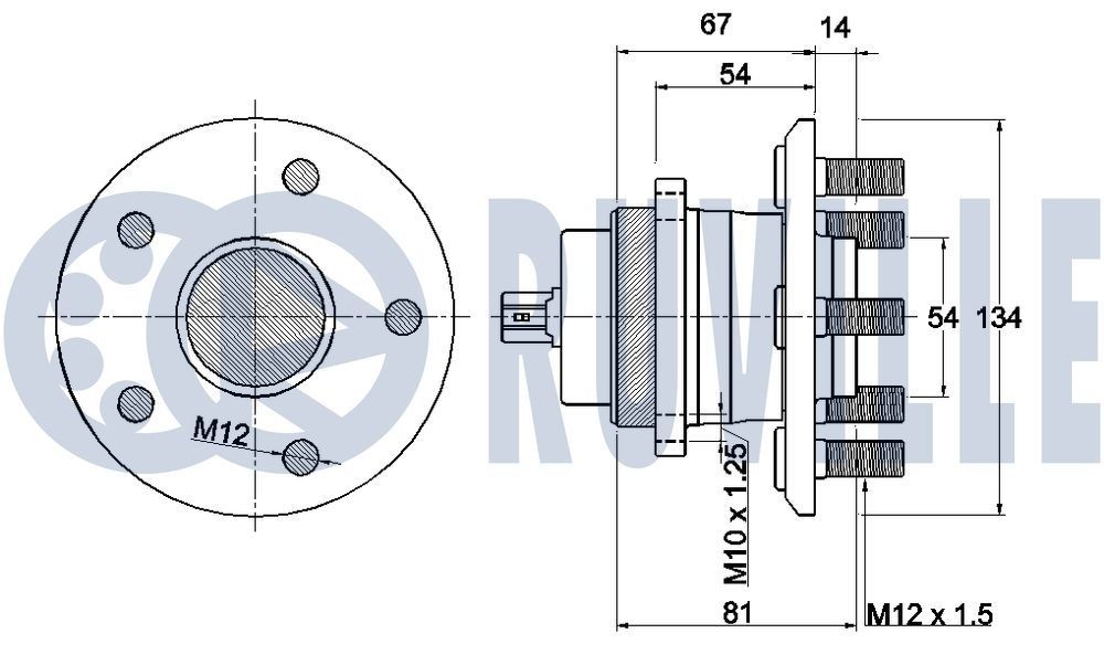 RUVILLE Axle bush Article number: 985128 cheaply