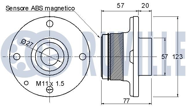 RUVILLE Axle bush Article number: 985301 cheaply