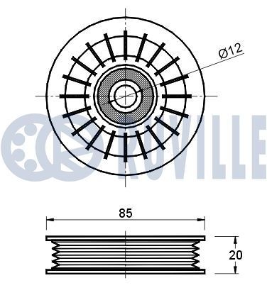RUVILLE Suspension arm Article number: 935115 cheaply