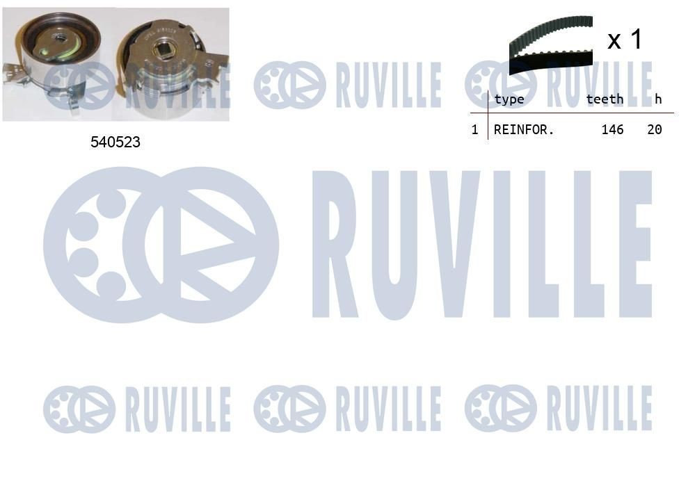 RUVILLE Medløberhjul, multi-V-rem Varenummer: 58867 billige