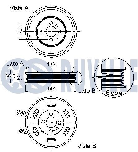 RUVILLE Plunger, high pressure pump Article number: 265286 cheaply