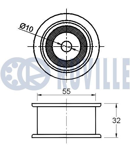RUVILLE Set curea de distributie număr articol: 5577172 ieftin