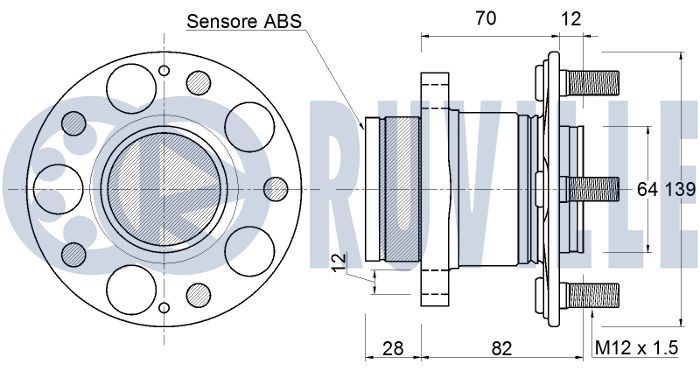 RUVILLE Joint kit, drive shaft Article number: 75415S cheaply