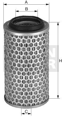 MANN-FILTER Air filter Article number: C 45 3265/2 cheaply