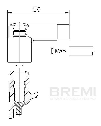 BREMI Plug, distributor Article number: 10221VW1 cheaply