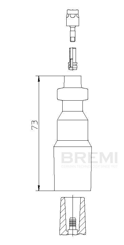 BREMI Plug, coil Article number: 13550 cheaply