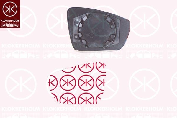 KLOKKERHOLM Mirror Glass, outside mirror Article number: 95071062 cheaply