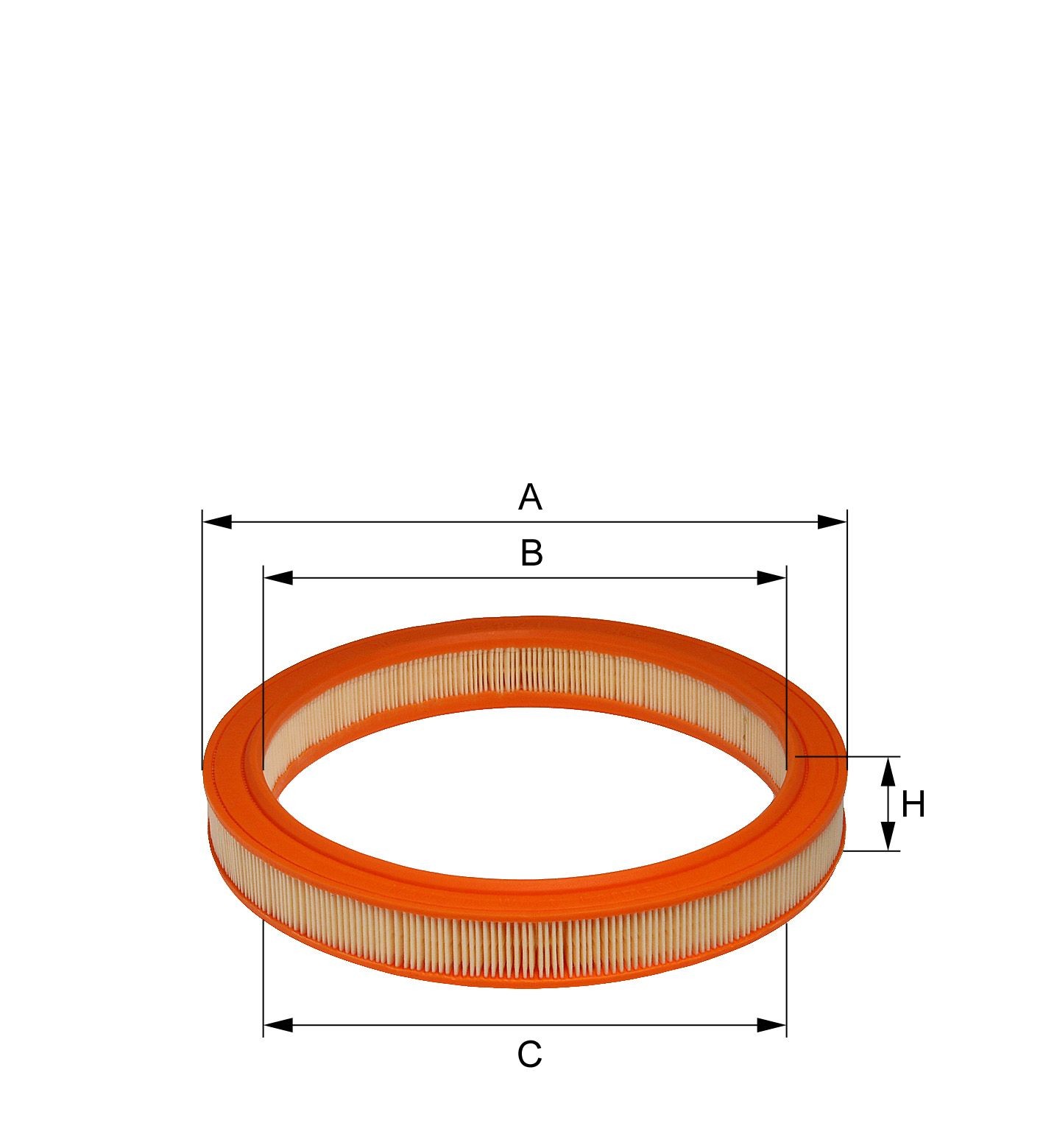 HENGST FILTER Air filter Article number: E192L cheaply