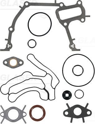 GLASER Crankcase gasket set Article number: B37067-00 cheaply