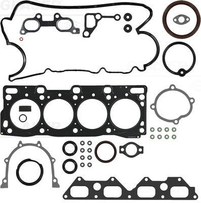 GLASER Full Gasket Set, engine Article number: S40070-01 cheaply