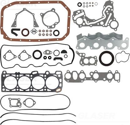 GLASER Full Gasket Set, engine Article number: S80892-00 cheaply