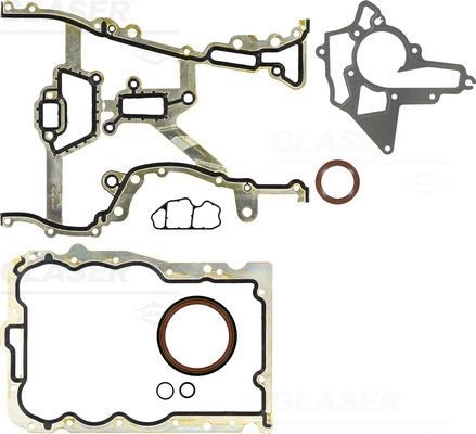 GLASER Crankcase gasket set Article number: B36283-00 cheaply